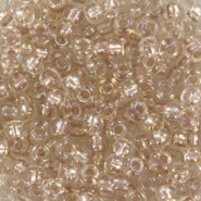 Miyuki rocailles Perlen 8/0 - Fancy lined soft blush 8-3641